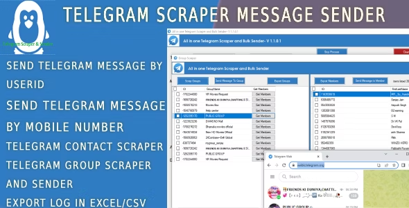 All in one Telegram Scraper and Bulk Message Sender